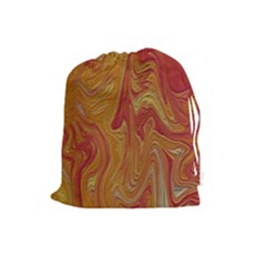 Texture Pattern Abstract Art Drawstring Pouches (large)  by Nexatart