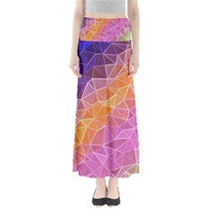 Crystalized Rainbow Full Length Maxi Skirt by NouveauDesign