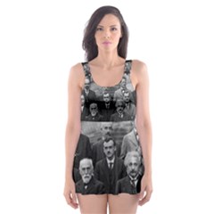 1927 Solvay Conference On Quantum Mechanics Skater Dress Swimsuit by thearts