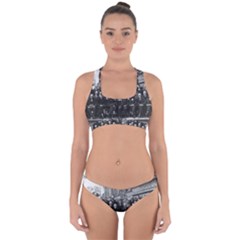 1927 Solvay Conference On Quantum Mechanics Cross Back Hipster Bikini Set by thearts