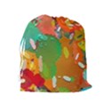 Background Colorful Abstract Drawstring Pouches (Extra Large) View2