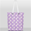 Daisy Dots Lilac Full Print Rope Handle Tote (Small) View1