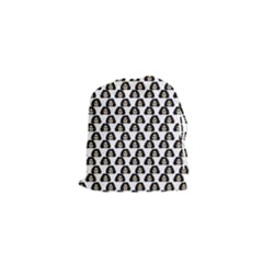 Angry Girl Pattern Drawstring Pouches (xs)  by snowwhitegirl