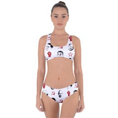Communist Leaders Criss Cross Bikini Set by Valentinaart