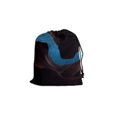 Abstract Adult Art Blur Color Drawstring Pouches (small)  by Nexatart