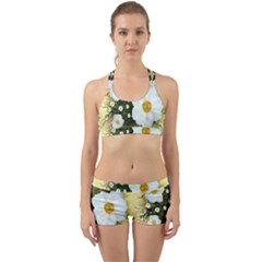 Summer Anemone Sylvestris Back Web Sports Bra Set by Nexatart