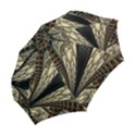Fractal Abstract Pattern Spiritual Folding Umbrellas View2