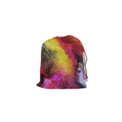 Background Art Abstract Watercolor Drawstring Pouches (xs)  by Nexatart