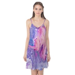 Marbled,ultraviolet,violet,purple,pink,blue,white,stone,marble,modern,trendy,beautiful Camis Nightgown by NouveauDesign