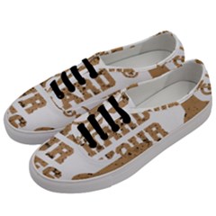 Work Hard Your Bones Men s Classic Low Top Sneakers by Melcu