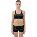  St. Patricks day  Back Web Sports Bra Set View1