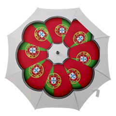 Portugal Flag Country Nation Hook Handle Umbrellas (small) by Nexatart