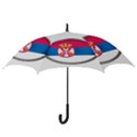 Serbia Flag Icon Europe National Hook Handle Umbrellas (Small) View3