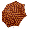 Black and Orange Diamond Pattern Hook Handle Umbrellas (Small) View2