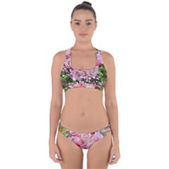 Flowers Bouquet Wedding Art Nature Cross Back Hipster Bikini Set by Nexatart