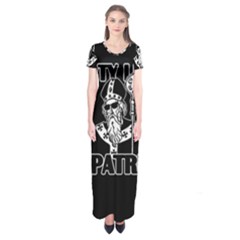  St  Patricks Day  Short Sleeve Maxi Dress by Valentinaart
