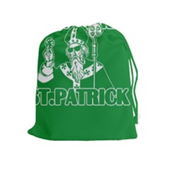  St  Patricks Day  Drawstring Pouches (extra Large) by Valentinaart