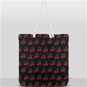 Cherries Black Full Print Rope Handle Tote (Large) View2