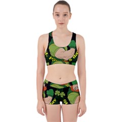 St  Patricks Day Work It Out Sports Bra Set by Valentinaart