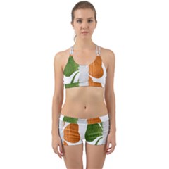 Irish Clover Back Web Sports Bra Set by Valentinaart