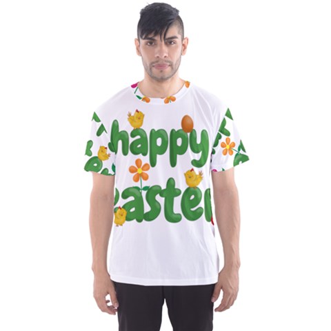 Happy Easter Men s Sports Mesh Tee by Valentinaart