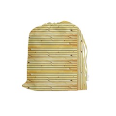 Wood Texture Background Light Drawstring Pouches (large)  by Nexatart