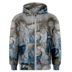 The Nobodies Men s Zipper Hoodie by redmaidenart