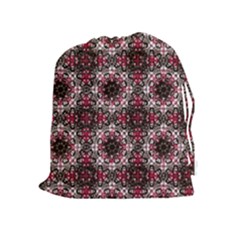Oriental Ornate Pattern Drawstring Pouches (extra Large) by dflcprints