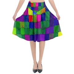 P 791 Flared Midi Skirt by ArtworkByPatrick
