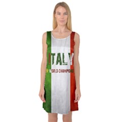 Football World Cup Sleeveless Satin Nightdress by Valentinaart