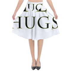 Freehugs Flared Midi Skirt by cypryanus