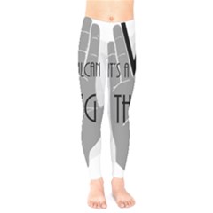 Vulcan Thing Kids  Legging by Howtobead