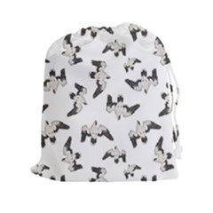 Birds Pattern Photo Collage Drawstring Pouches (xxl) by dflcprints