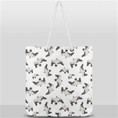 Birds Pattern Photo Collage Full Print Rope Handle Tote (large) by dflcprints