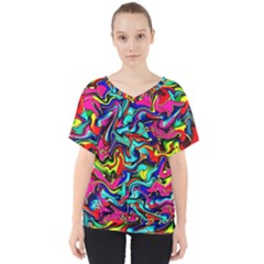 Pattern-34 V-neck Dolman Drape Top by ArtworkByPatrick