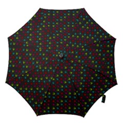 Roses Raining For Love  In Pop Art Hook Handle Umbrellas (medium) by pepitasart