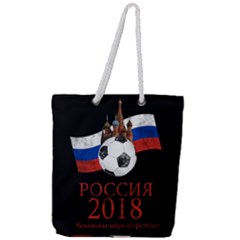 Russia Football World Cup Full Print Rope Handle Tote (large) by Valentinaart