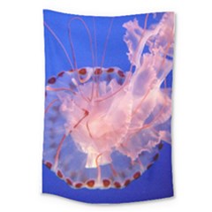 Purple Jellyfish Large Tapestry by trendistuff
