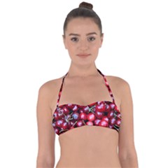 Cherries 1 Halter Bandeau Bikini Top by trendistuff