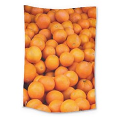 Oranges 3 Large Tapestry by trendistuff