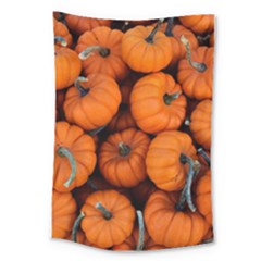 Pumpkins 2 Large Tapestry by trendistuff