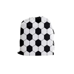 Football Drawstring Pouches (medium)  by Valentinaart
