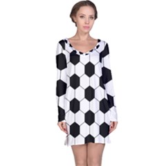 Football Long Sleeve Nightdress by Valentinaart