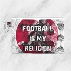 Football Is My Religion Canvas Cosmetic Bag (large) by Valentinaart