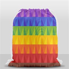 Abstract Pattern Background Drawstring Bag (small) by Sapixe