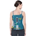 Amphisbaena Two Platform Dtn Node Vector File Velvet Spaghetti Strap Top View2