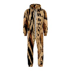 Animal Fabric Patterns Hooded Jumpsuit (kids) by Sapixe