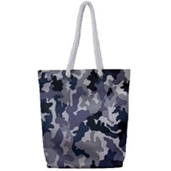 Army Camo Pattern Full Print Rope Handle Tote (small) by Sapixe