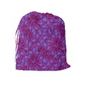 Grunge Texture Pattern Drawstring Pouches (Extra Large) View2