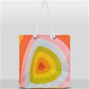 Graffiti Orange Lime Power Blue and pink spherical abstract retro pop art design Full Print Rope Handle Tote (Large) View2